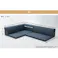 和楽の庵 ローソファー 3点セット レイアウト自在 タスクブラウン 日本製 A318a-582BR【別送品】