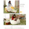 ビーズクッション XLサイズ 幅約85cm 食パン カバーが洗える 日本製 A603a-618/515【別送品】