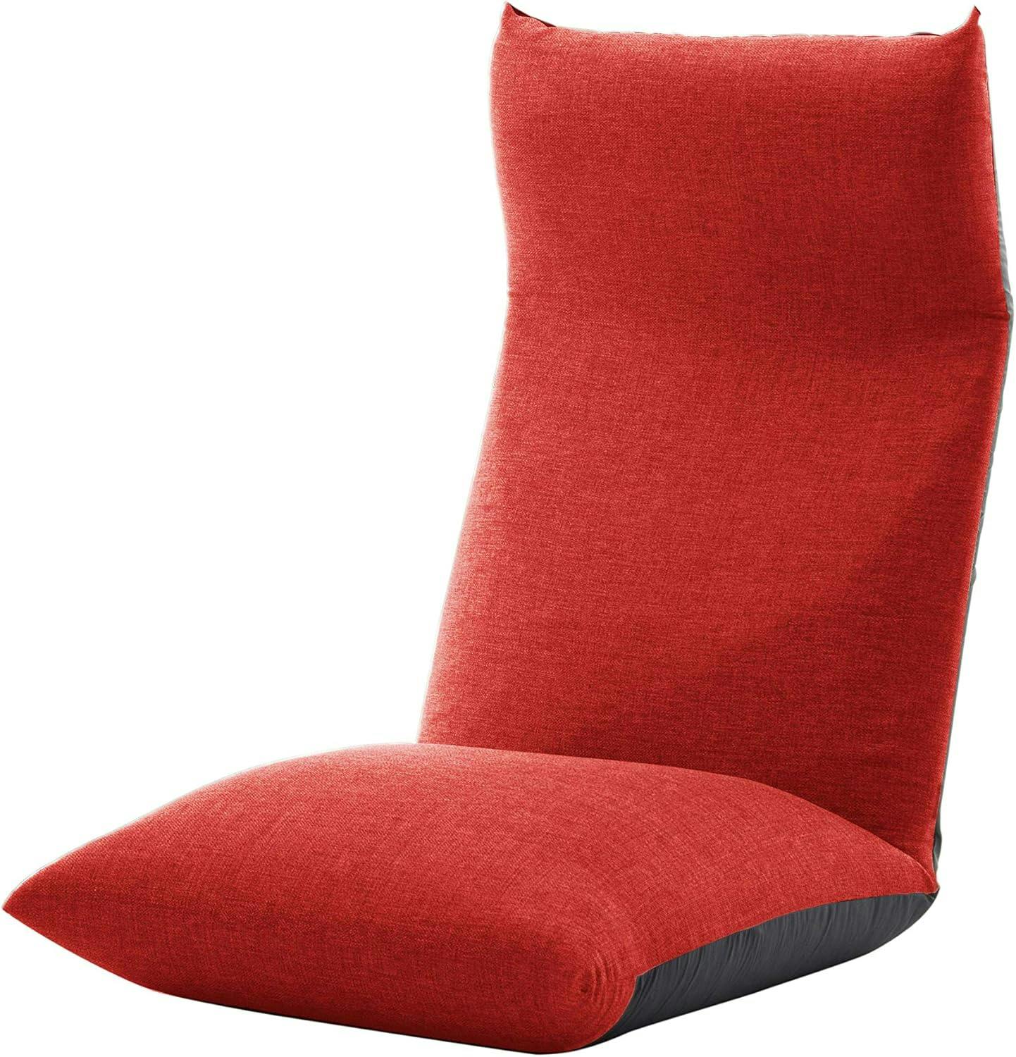 NECK 座椅子 リクライニング タスクレッド ポケットコイル 日本製 A578pr-586RED【別送品】