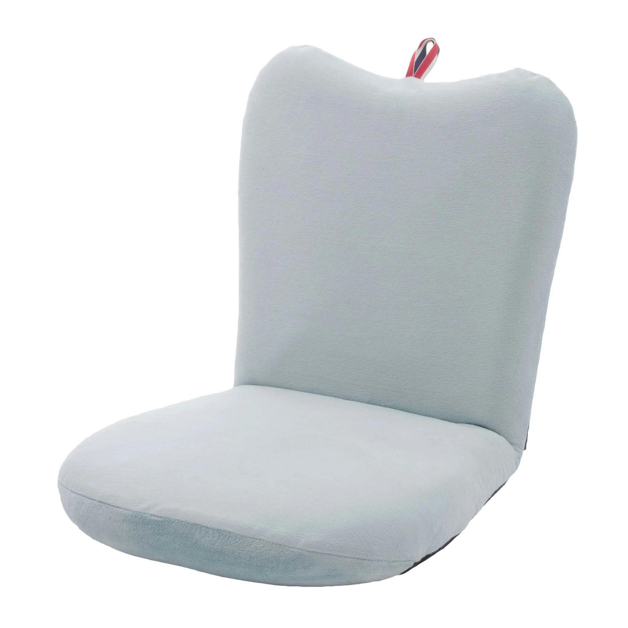 座椅子 リンゴ型 リクライニング テクノブルー 日本製 A254a-650BL【別送品】