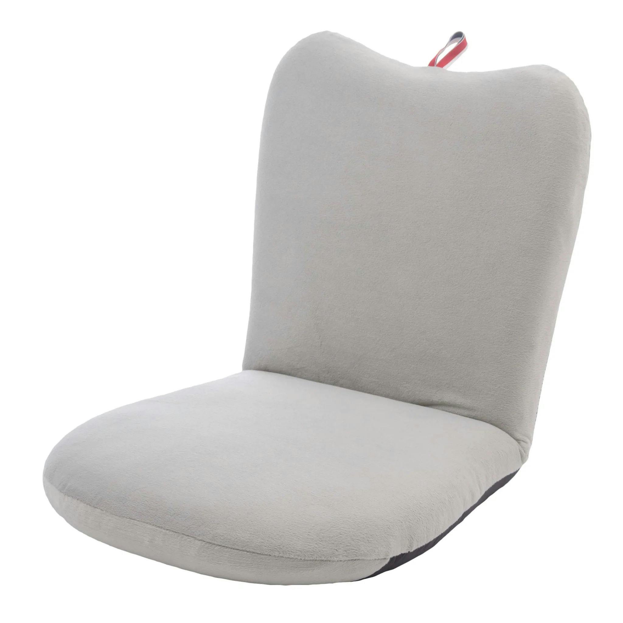 座椅子 リンゴ型 リクライニング テクノグレー 日本製 A254a-647GRY【別送品】
