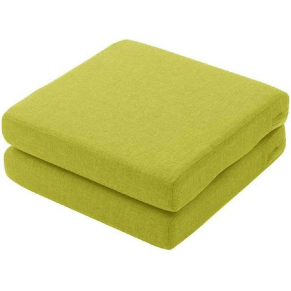 フロアクッション 3WAY 折り畳める ダリアングリーン 日本製 折りたたみ 座布団 A1110a-562GRN【別送品】