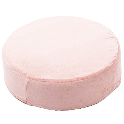 SWEETS クッション 丸型 幅48cm テクノピンク 日本製 A367t-648PIK【別送品】