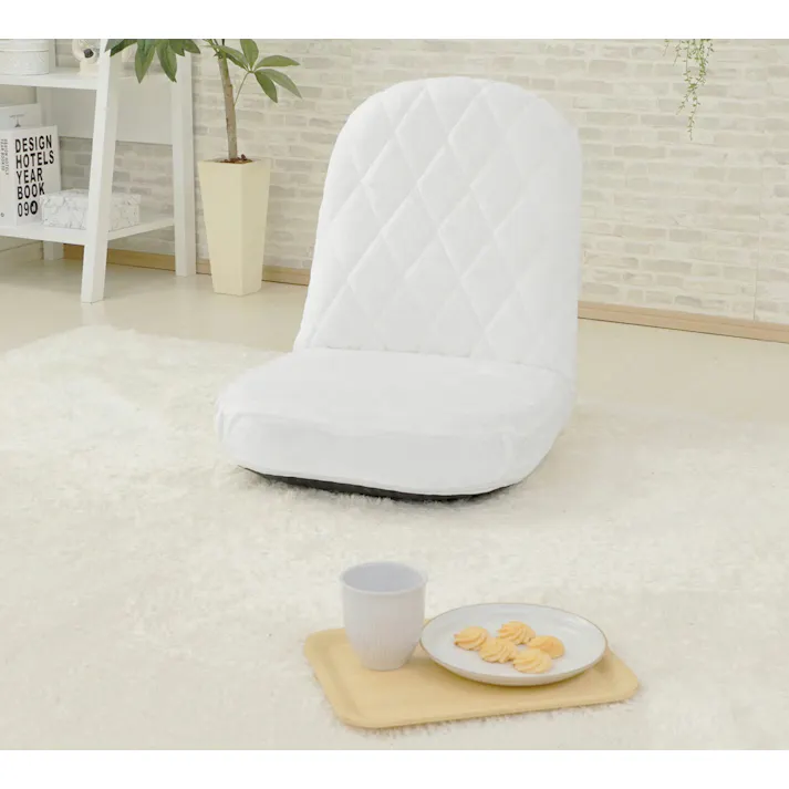座椅子 コンパクト おしゃれ テクノグレー 日本製 A1104a-647GRY【別送品】