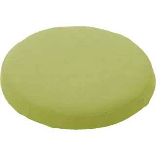 SWEETS クッション チェアパッド 丸型 厚さ6.5cm ダリアングリーン 低反発 カバーが洗える 日本製 A1063a-643GRN【別送品】