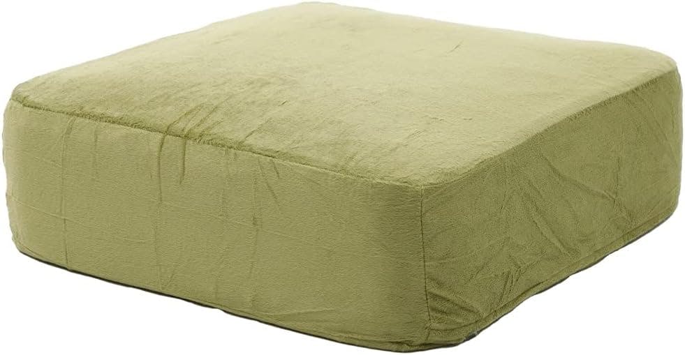 SWEETS クッション 角型 幅48cm テクノグリーン カバーが洗える 日本製 A366t-588GRN【別送品】