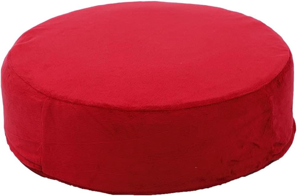 SWEETS クッション 丸型 幅48cm テクノレッド カバーが洗える 日本製 A367t-589RED【別送品】