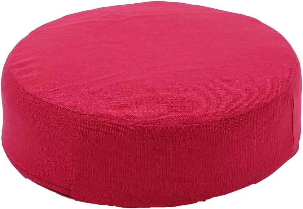 SWEETS クッション 丸型 幅48cm ダリアンローズピンク カバーが洗える 日本製 A367t-632RED【別送品】
