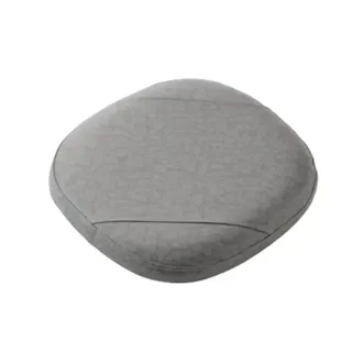 ヴィンテージチェアパッド 35×38cm 厚さ5cm 合成皮革 グレー 日本製 A1300a-695GRY【別送品】