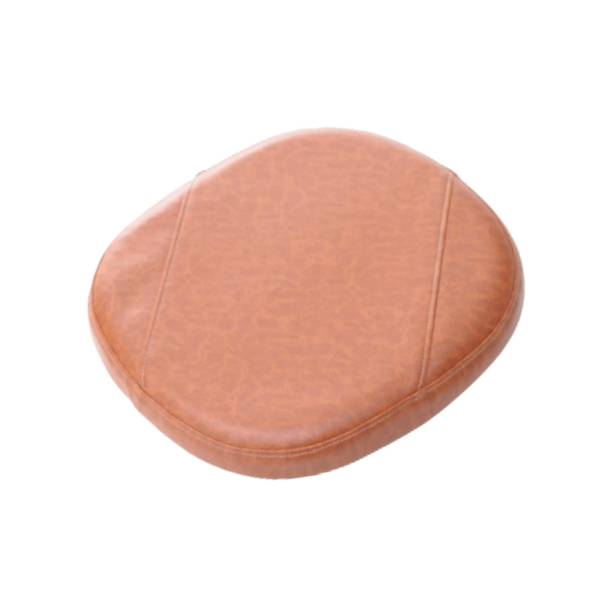 ヴィンテージチェアパッド 35×38cm 厚さ5cm 合成皮革 キャメル 日本製 A1300a-677CML【別送品】