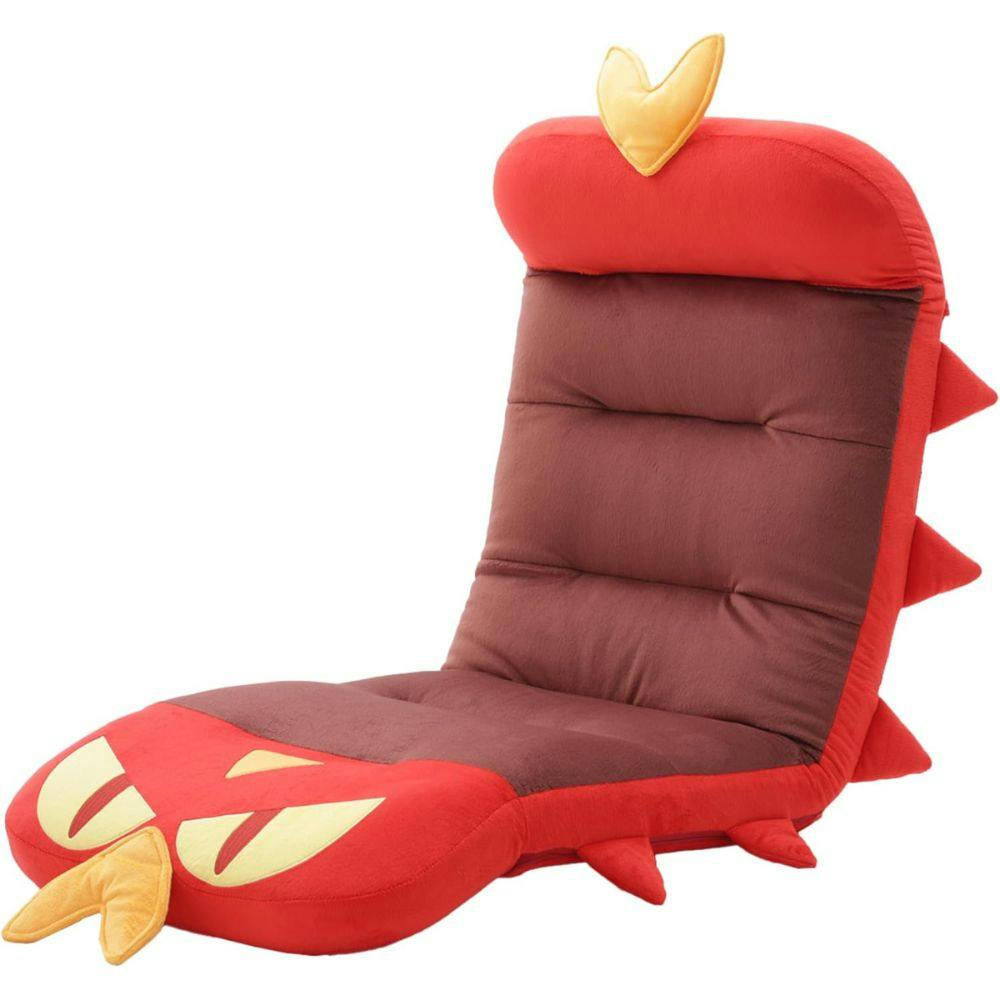 ポケモン 座椅子 ヤクデ 頭部脚部リクライニング 日本製 A1400a-653【別送品】
