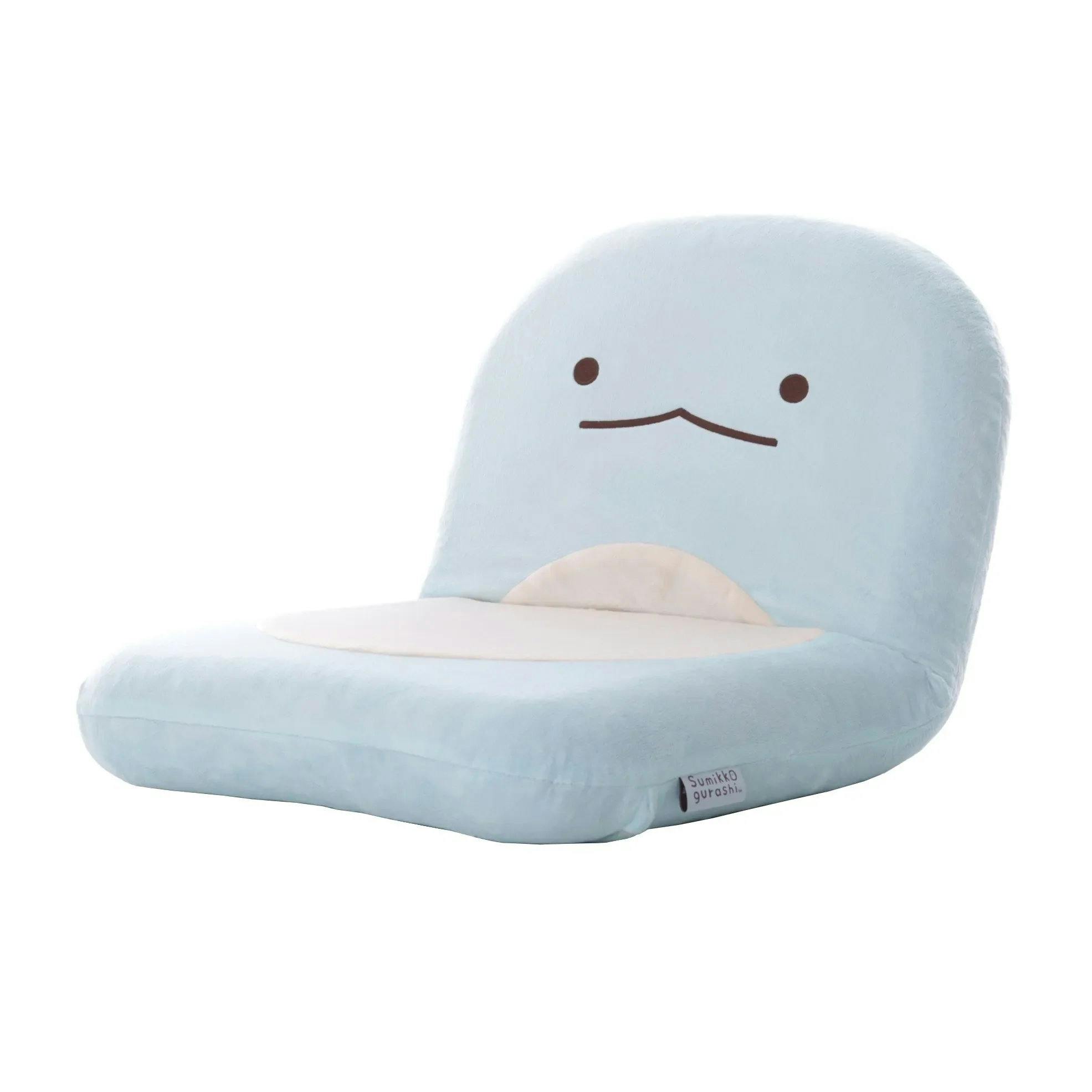 すみっコぐらし 座椅子 リクライニング コンパクト とかげ 日本製 A1466a-c-754【別送品】