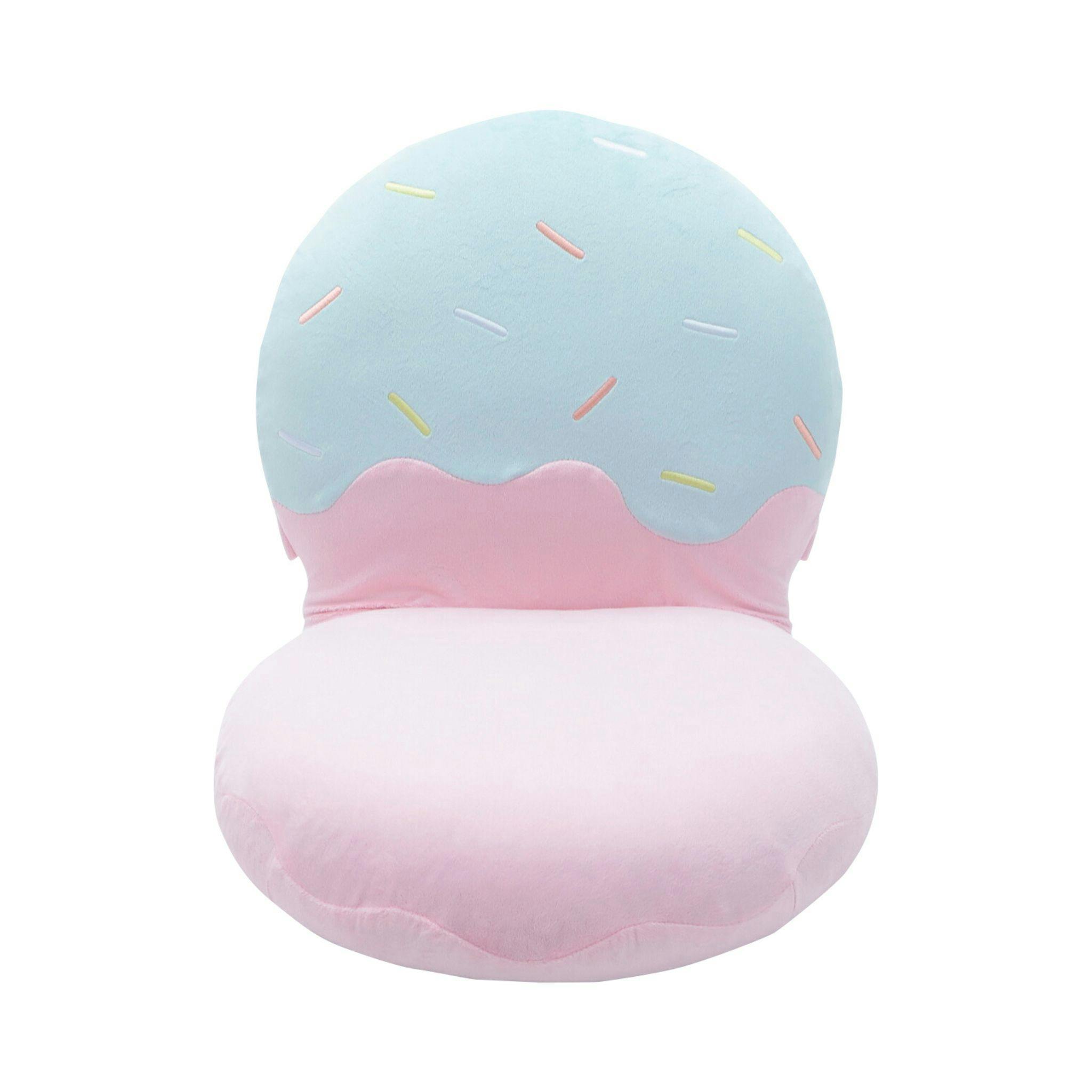 座椅子 かわいい コンパクト リクライニング アイスクリーム いちご＆ラムネ 日本製 A1923a-740PIK【別送品】