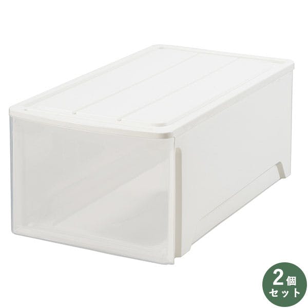 SANKA squ+ サンカ 衣装ケース 押入れ 用 BGBO-30WH 2個組ホワイト/シボ色 (幅39x奥行74x高さ30cm) グローブ 30 日本製 B 押入れ・クローゼットワゴン・チェスト SANKA squ+ サンカ 衣装ケース 押入れ 用 BGBO-30WH 2個組ホワイト/シボ色 (幅39x奥行74x高さ30cm) グローブ 30 日本製 B 押入れ・クローゼットワゴン・チェスト
