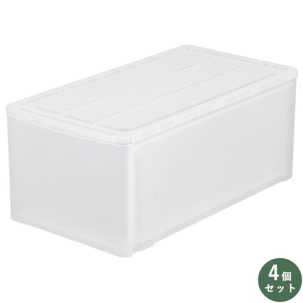 SANKA Natura サンカ 収納ケース ナチュラ NGBO-30CL 4個組 グローブ 押入れ 30 クリア W390XD740XH300 NGBO-30 押入れ・クローゼットワゴン・チェスト SANKA Natura サンカ 収納ケース ナチュラ NGBO-30CL 4個組 グローブ 押入れ 30 クリア W390XD740XH300 NGBO-30 押入れ・クローゼットワゴン・チェスト