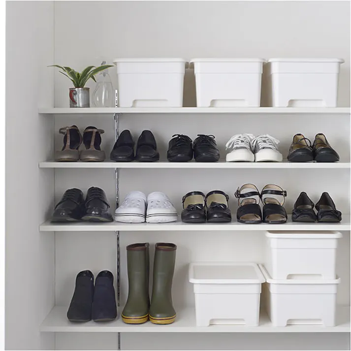 SANKA squ+ サンカ 収納ボックス L サイズ OB-LWH 3個組ホワイト 色 (幅33.5×奥行49×高さ23cm) オンボックス 日本製 OB-LWH-3【別送品】