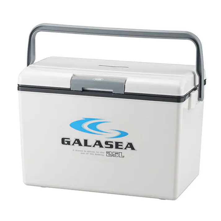 SANKA squ+ サンカ クーラーボックス ギャラシー ホワイト(マット仕様) 24.5L (幅48×奥行30×高さ32cm) 大型 日本製 アウトドア キャンプ用品 ハンドル バックル SGS-25WH-1【別送品】