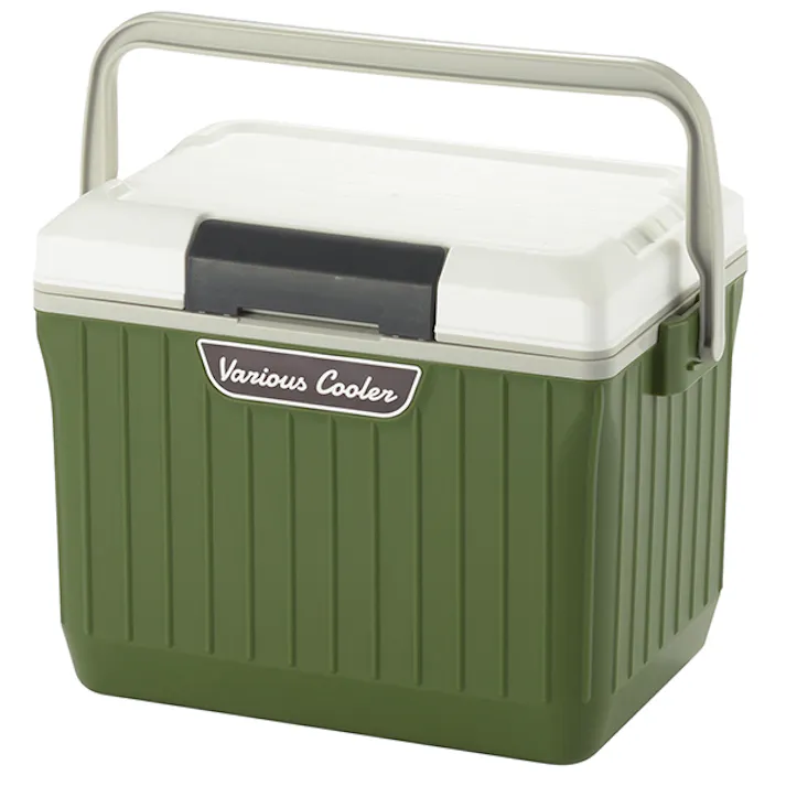SANKA squ+ サンカ べリアスクーラー 高性能な断熱材を採用 ワンプッシュオープン型クーラーボックス 9L 小型 モスグリーン 保冷力の高いハードタイプショルダーベルト付き cooler box 冷藏箱 VAC-9WH/GR-1 VAC-9WHGR-1【別送品】