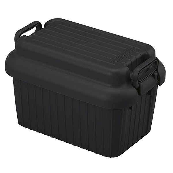 SANKA squ+ サンカ 収納ボックス スタッキング コンテナ ベリアスボート ブラック SS (幅39x奥行26x高さ25.5cm) おしゃれ スツールに コンテナボックス SANKA squ+ サンカ 収納ボックス スタッキング コンテナ ベリアスボート ブラック SS (幅39x奥行26x高さ25.5cm) おしゃれ スツールに コンテナボックス