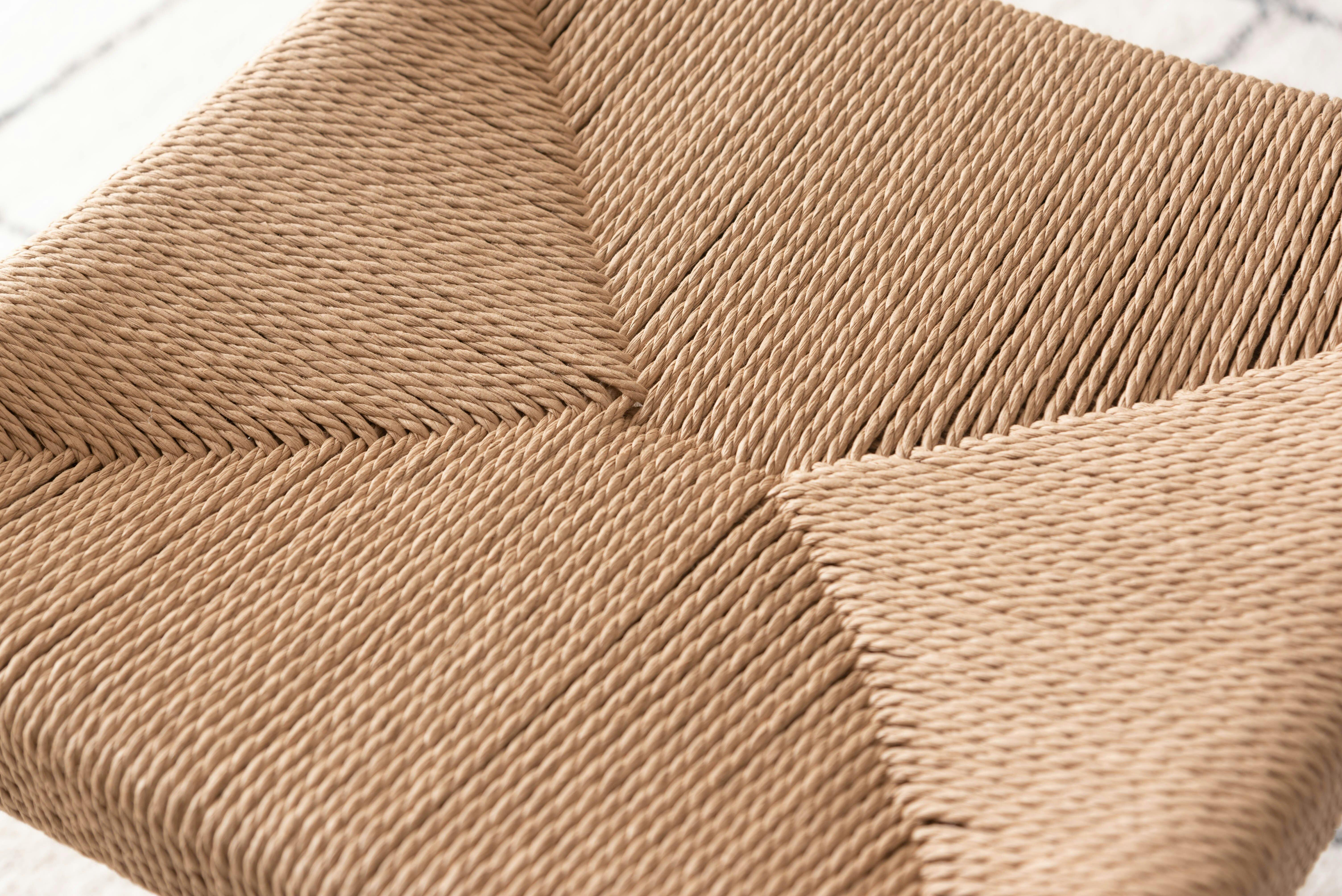 東谷 Room Essence ペーパーコードスツール ブラウン Size：40×40×46