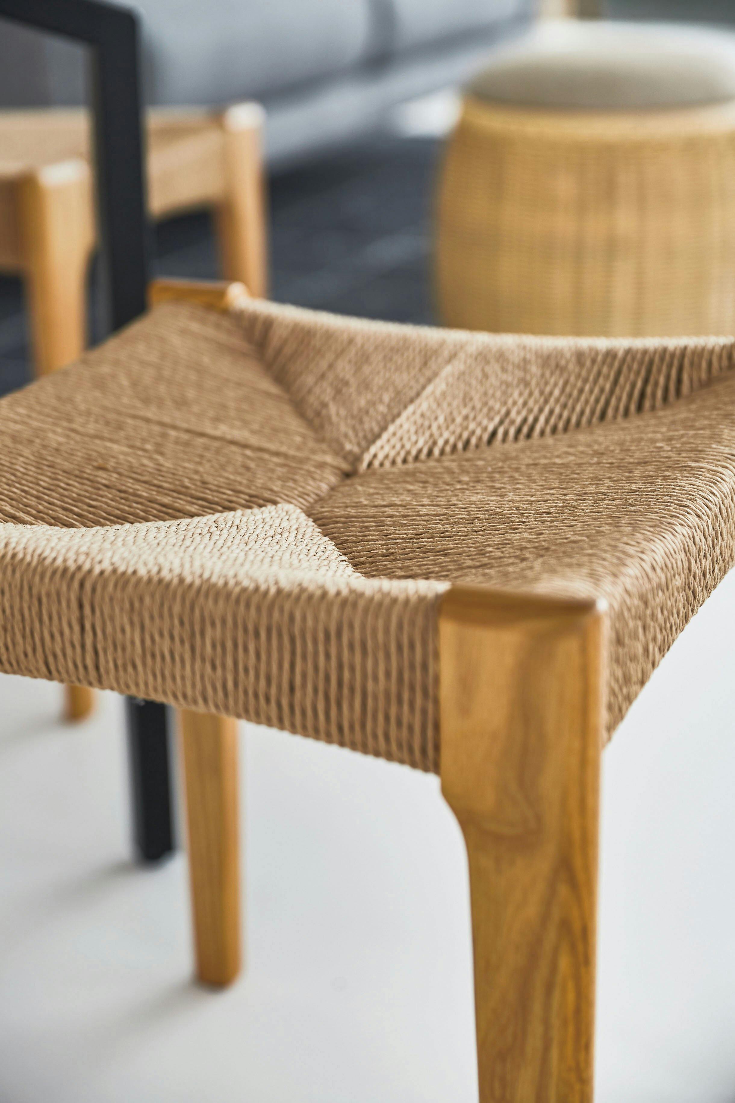 東谷 Room Essence ペーパーコードスツール ナチュラル Size：40×40×46