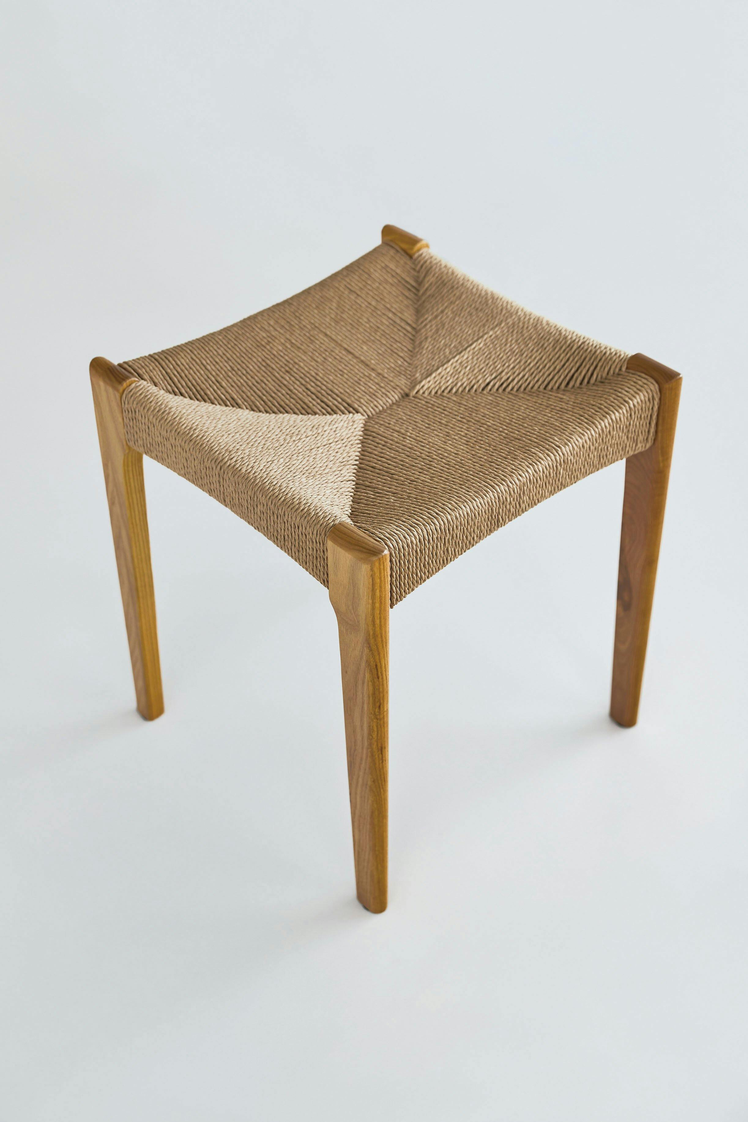 東谷 Room Essence ペーパーコードスツール ナチュラル Size：40×40×46