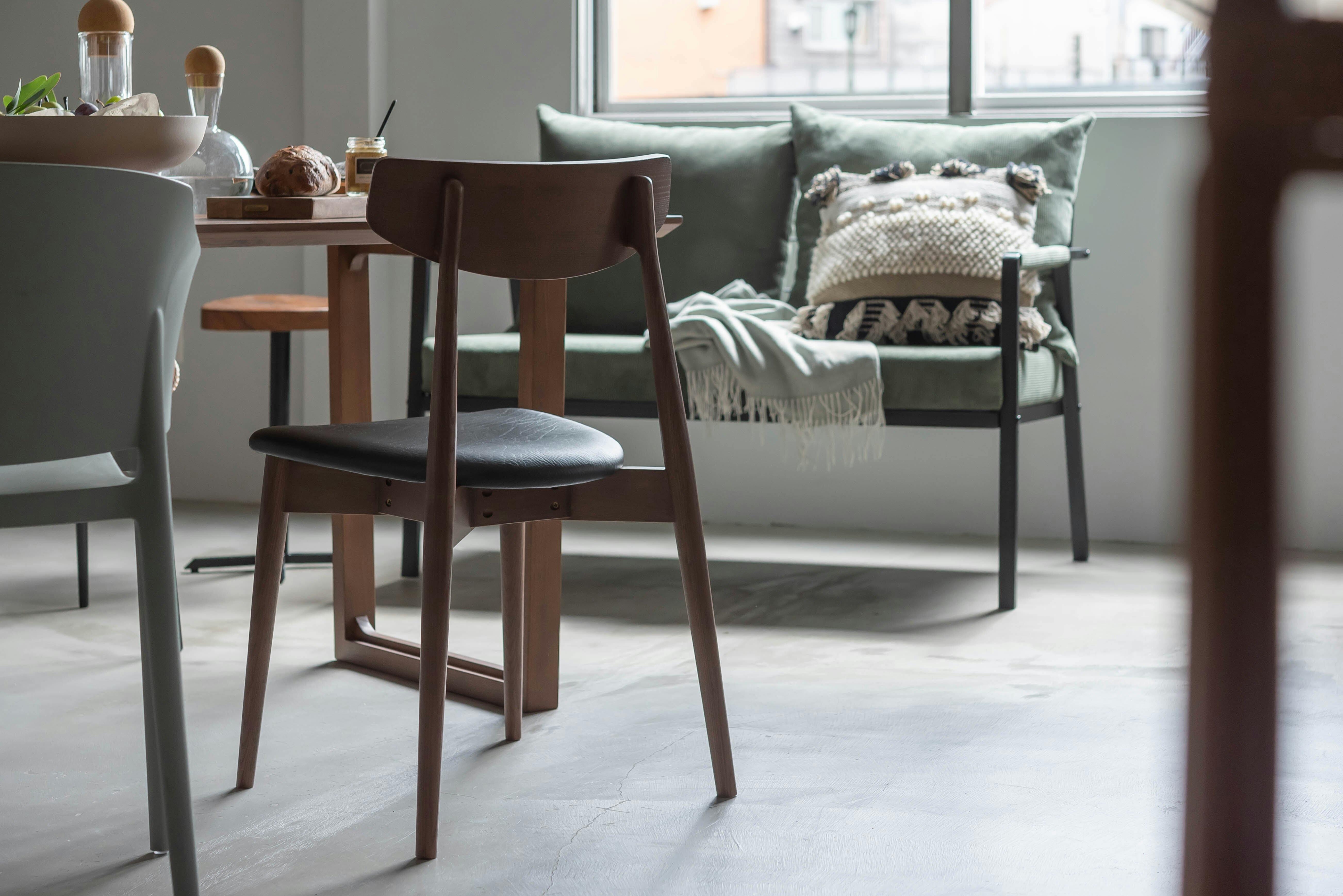 東谷 Room Essence ダイニングチェア ブラウン Size：42×46.5×78