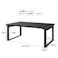 東谷 Room Essence 法事テーブル ブラック Size:150×90×60 【4985155192670】 BCT-215【別送品】