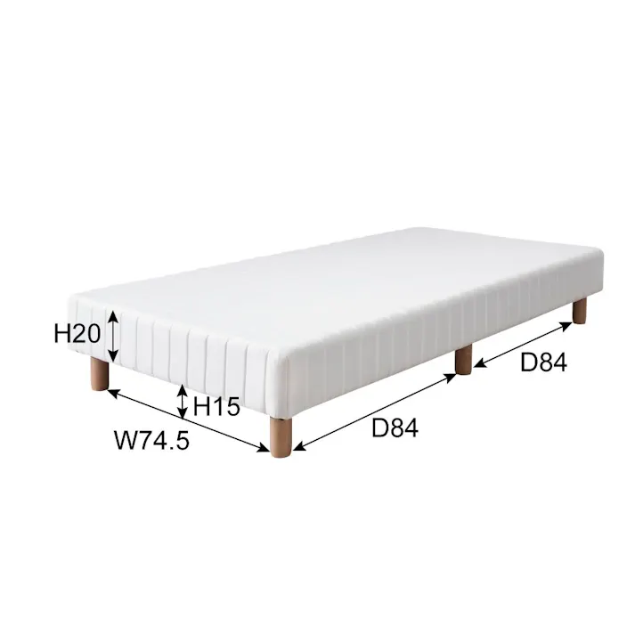 東谷 Room Essence ボンネル デイベッド ナチュラル Size:195×97×35 【4985155185481】 BW-777NA【別送品】