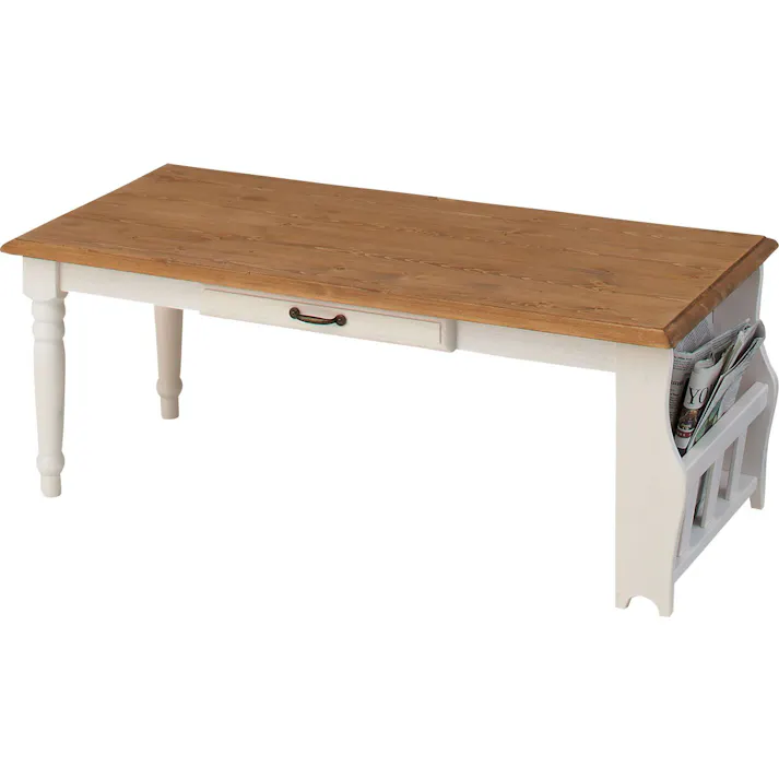 東谷 Room Essence ミディ センターテーブル ホワイト Size:105×50×40 【4985155156214】 CFS-214【別送品】