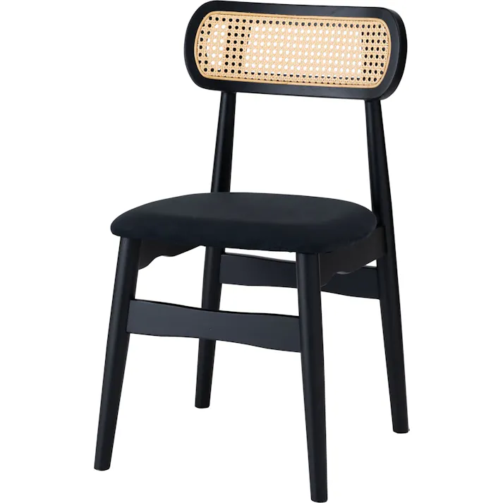 東谷 Room Essence チェア ブラック Size:45×47×80 【4985155229598】 HOC-811BK【別送品】