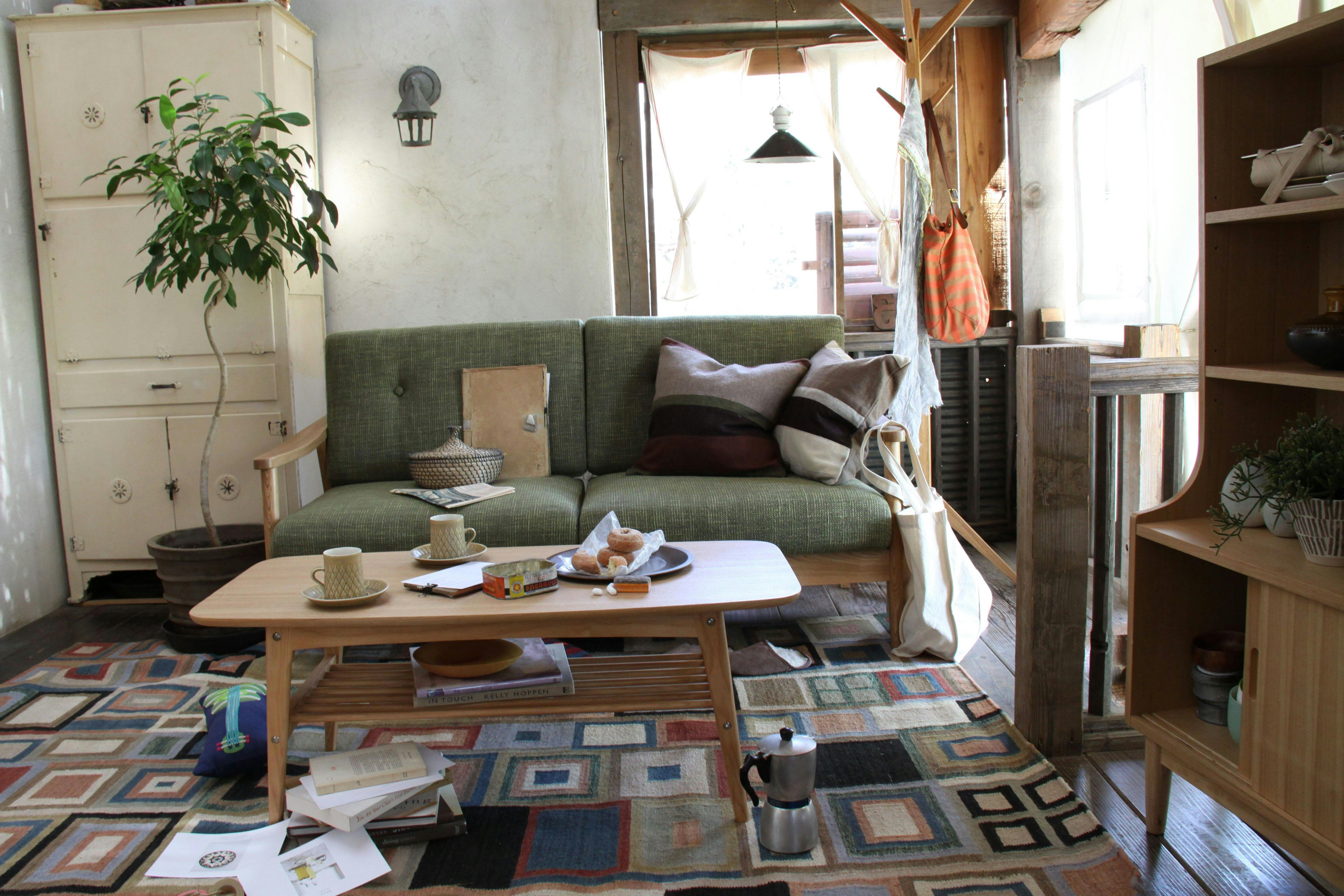 東谷 Room Essence ヘンリー センターテーブル ナチュラル Size：105