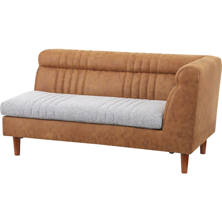 東谷 Room Essence ムート ソファ (向かって右肘) キャメル Size:141×71×71 【4985155208043】 HS-260CAB【別送品】
