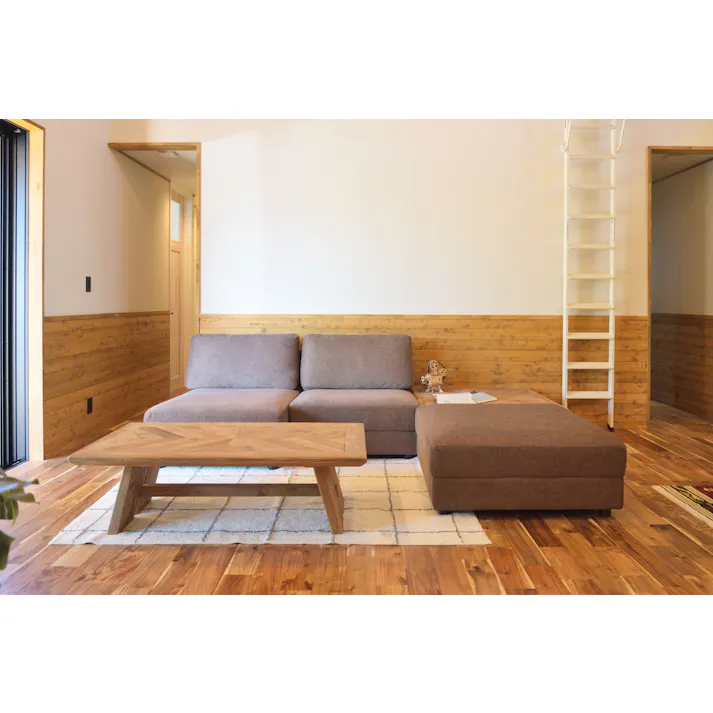 東谷 Room Essence イーズ オットマン ブラウン Size:96×96×41 【4985155208791】 HS-441BR【別送品】