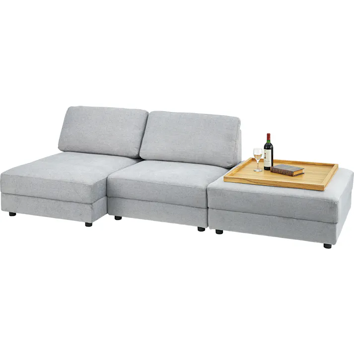 東谷 Room Essence イーズ ソファ L グレー Size:86×123×83 【4985155208012】 HS-443GY【別送品】