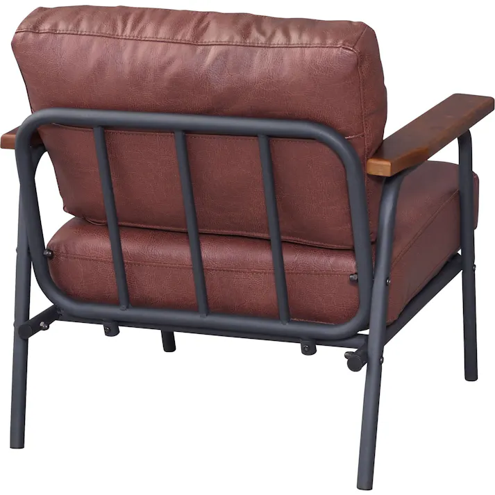 東谷 Room Essence ボイド 1人掛ソファ ブラウン Size:71×78×77 【4985155190799】 HS-954【別送品】