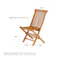 東谷 Room Essence フォールディングチェア ブラウン Size:47×60.5×89 【4985155210756】 JTI-330【別送品】