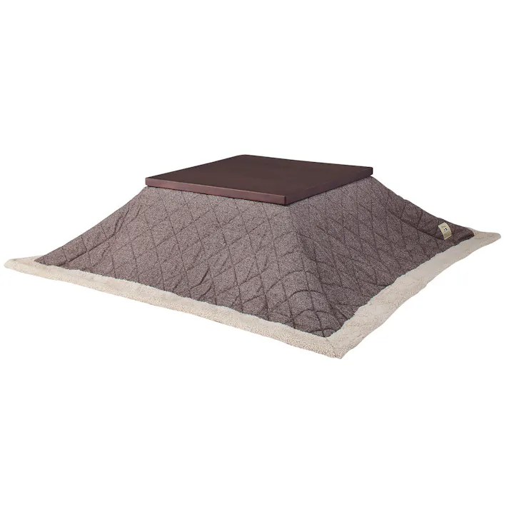 東谷 Room Essence 薄掛コタツ布団 正方形 ツイード ブラウン Size:190×190 【4985155153299】 KK-101BR【別送品】