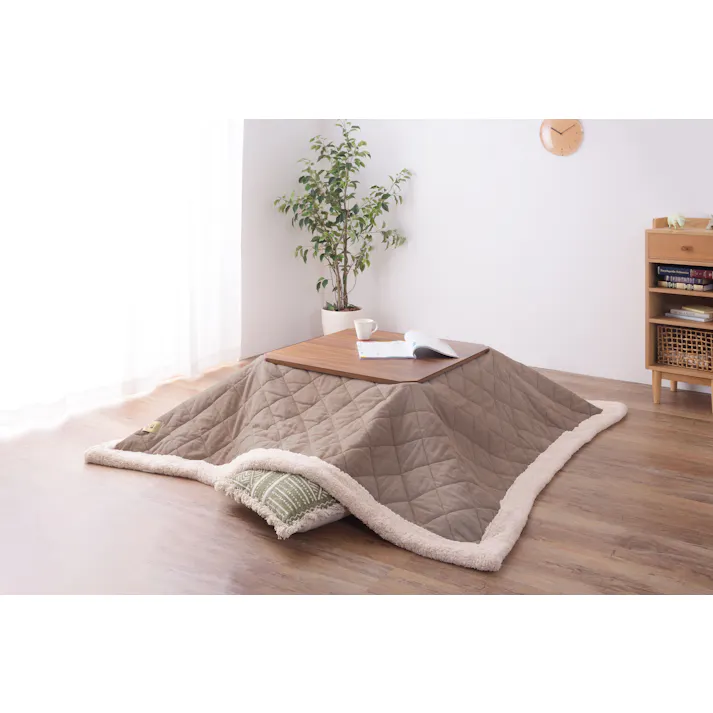 東谷 Room Essence 薄掛コタツ布団 正方形 ツイード ブラウン Size:190×190 【4985155153299】 KK-101BR【別送品】