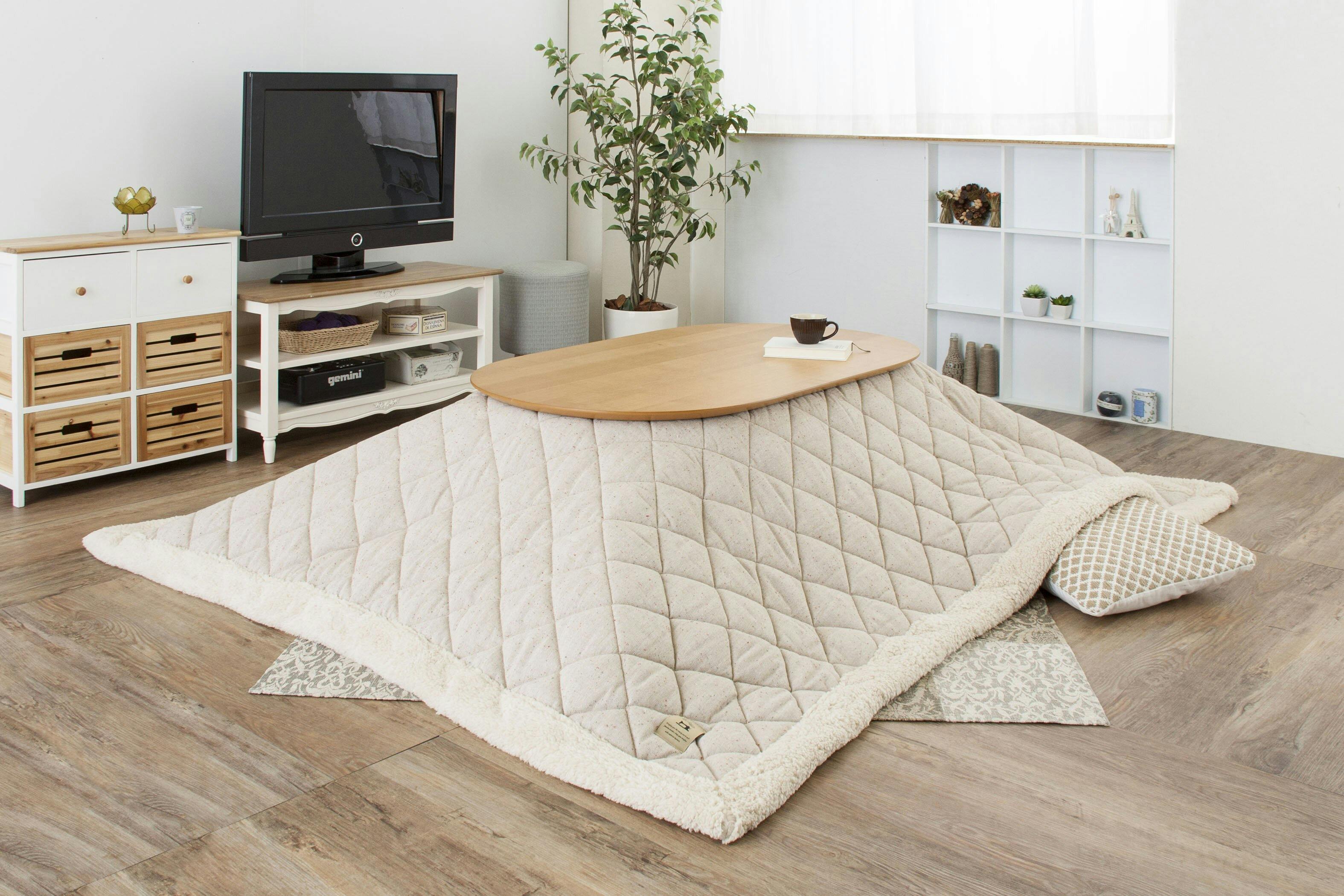 東谷 ROOM ESSENCE 薄掛け こたつふとん 長方形 190×230cm ベージュ KK-102BE 東谷 Room Essence 薄掛コタツ布団 長方形 ツイード ベージュ Size