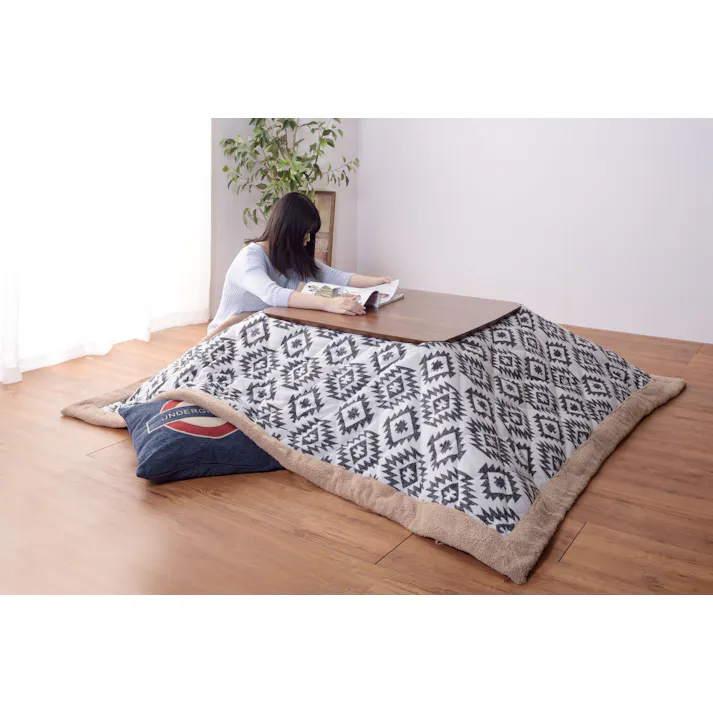 東谷 Room Essence コタツテーブル ブラウン ※テーブルのみ Size:75×75×38 【4985155193837】 KT-107【別送品】