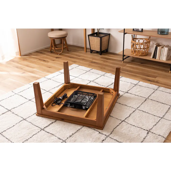 東谷 Room Essence コタツ ナチュラル ※テーブルのみ Size:75×75×38 【4985155223541】 KT-115【別送品】