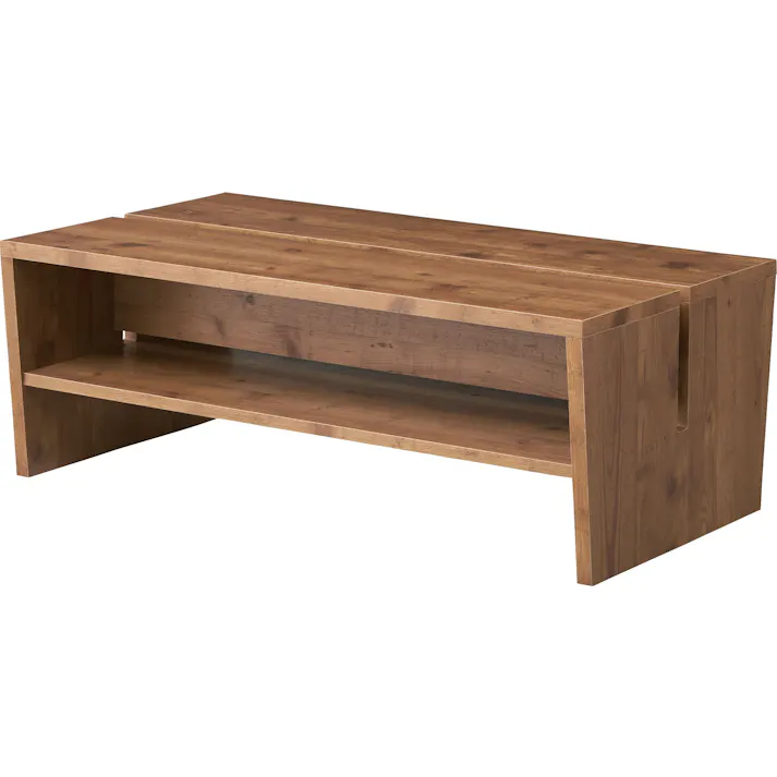 東谷 Room Essence マガジンラックテーブル ナチュラル Size:100×55×36 【4985155179855】 LE-300NA【別送品】