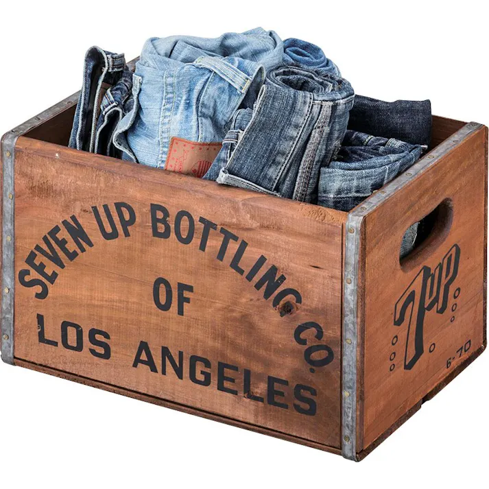 東谷 Room Essence ウッドボックスM ブラウン Size:40×27×25 【4985155171385】 LFS-477【別送品】