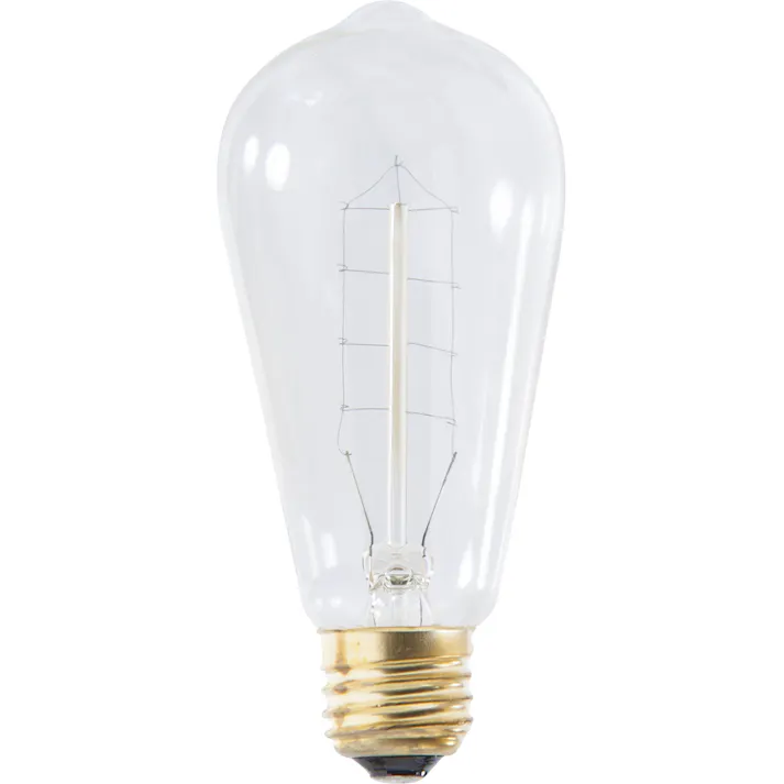 東谷 Room Essence エジソン球S クリア Size:5.8×5.8×12.6 【4985155187119】 LHB-90【別送品】