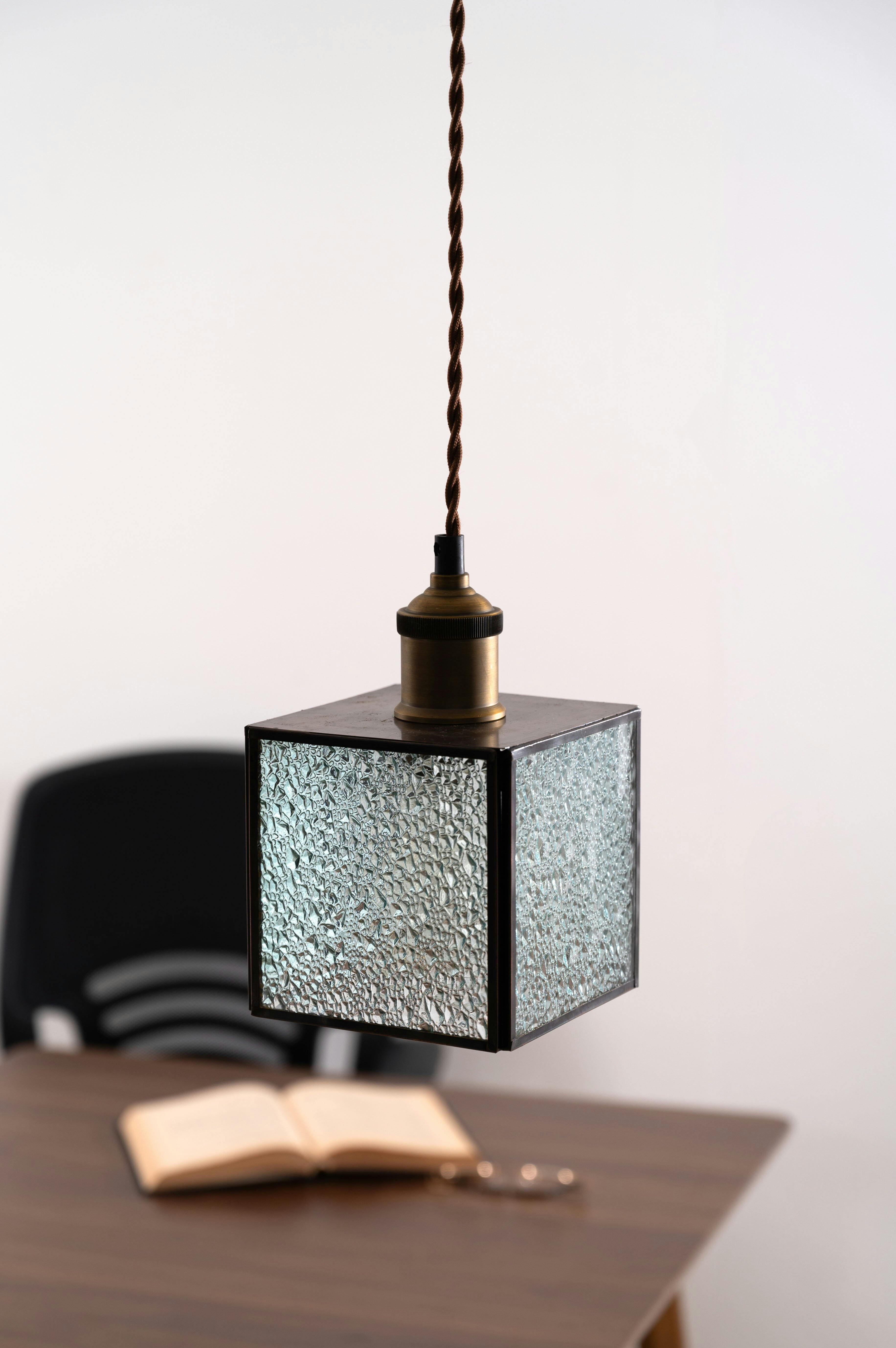 東谷 Room Essence ステンドグラスライト ナチュラル Size：13×13×19