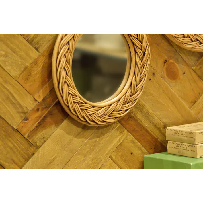 東谷 Room Essence ミラー ナチュラル Size:22×3×22 【4985155194131】 MR-711【別送品】
