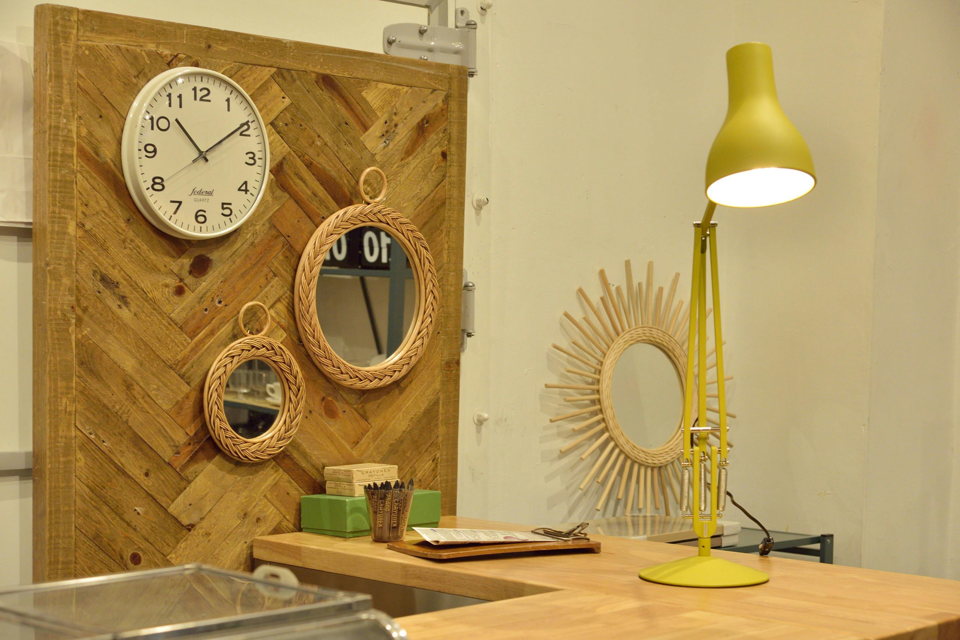 東谷 Room Essence ミラー ナチュラル Size：34×3×34 【4985155194148