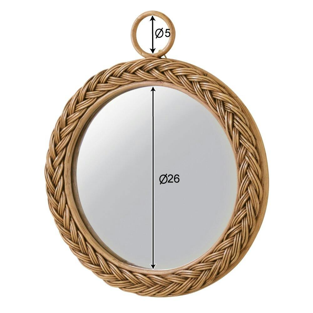 東谷 Room Essence ミラー ナチュラル Size：34×3×34 【4985155194148