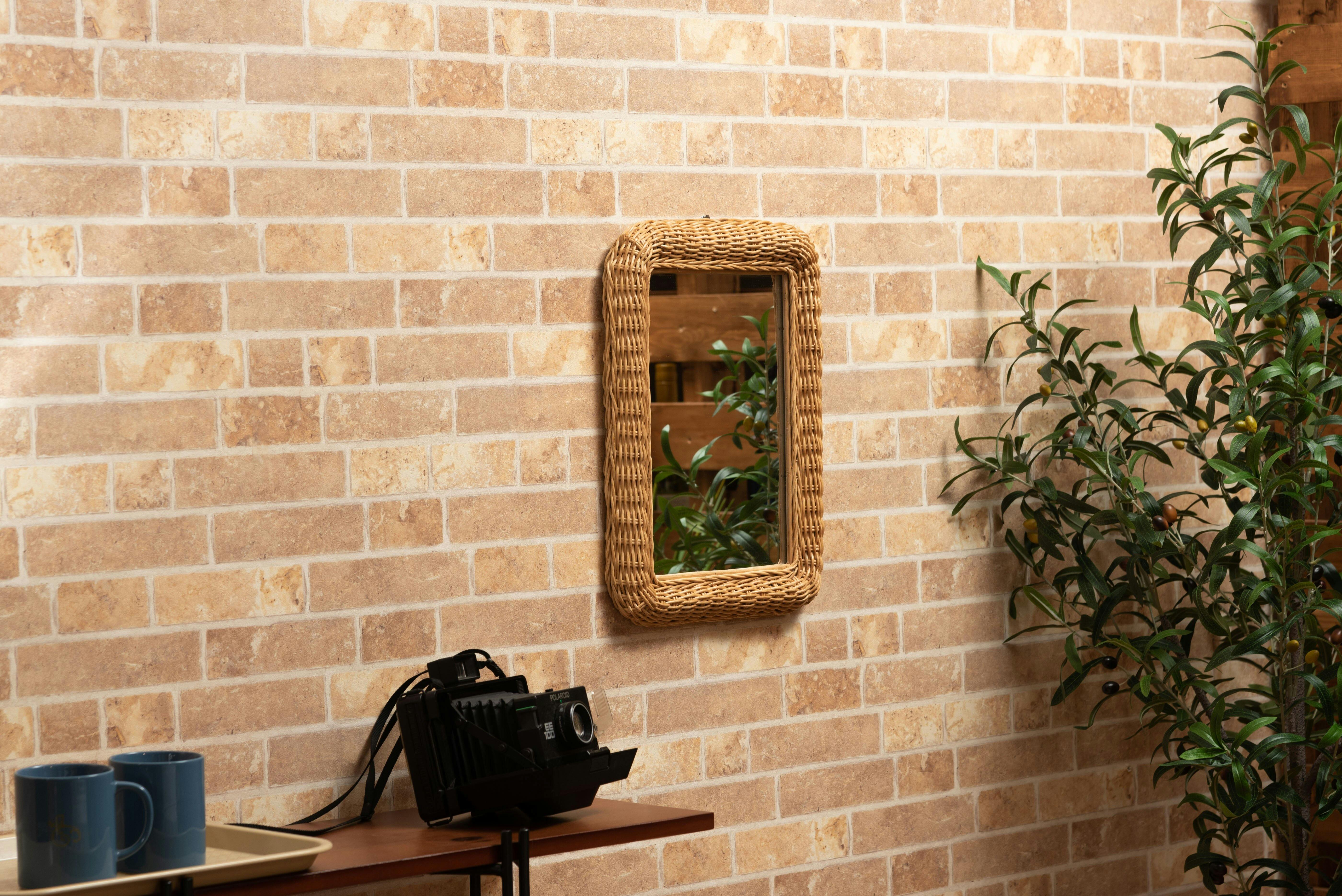 東谷 Room Essence ラタンミラー Size：30×40×3 【4985155227839】 MR